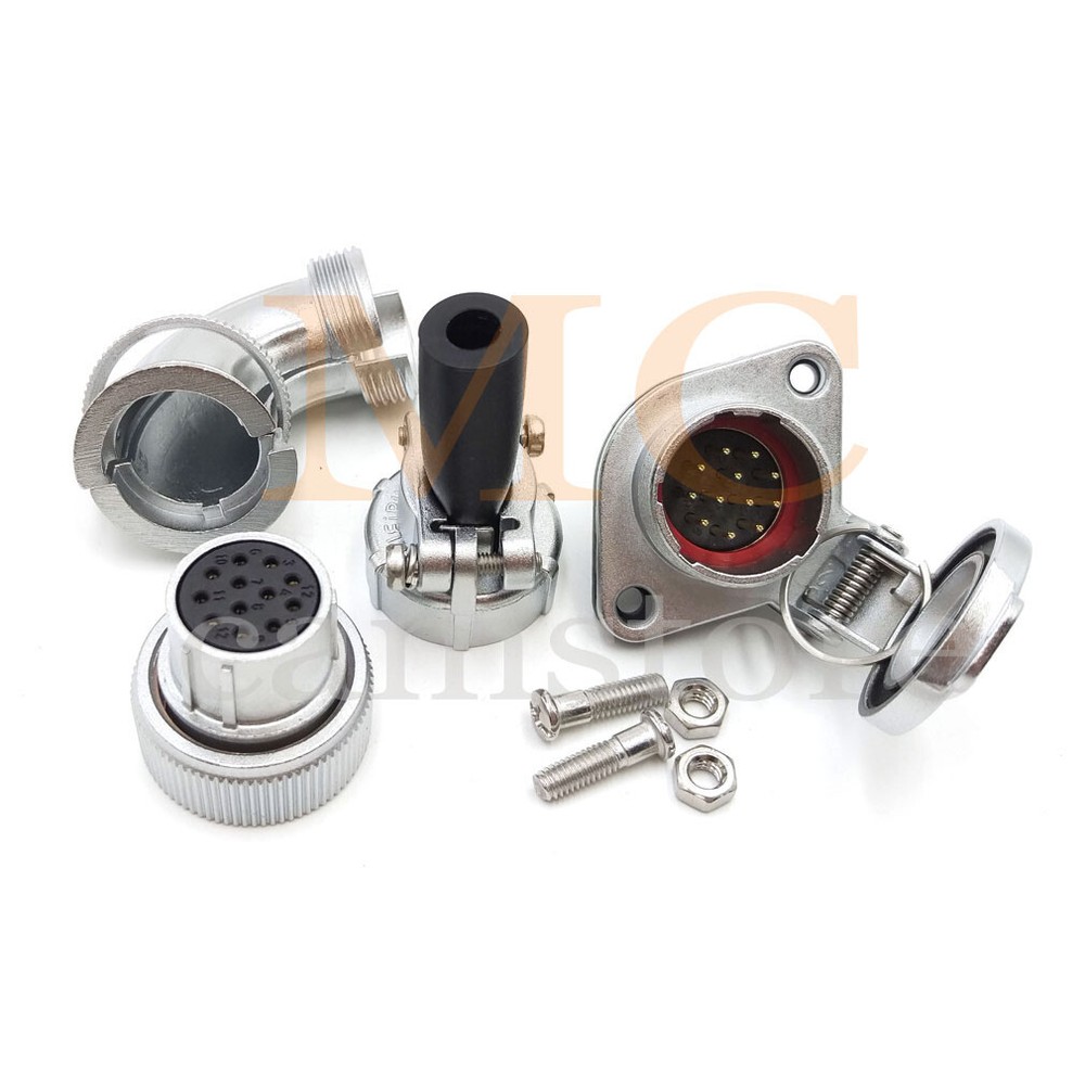 WEIPU WS20 IP44 12Pin Aviation Plug Socket,Waterproof Electrical Wire Connector