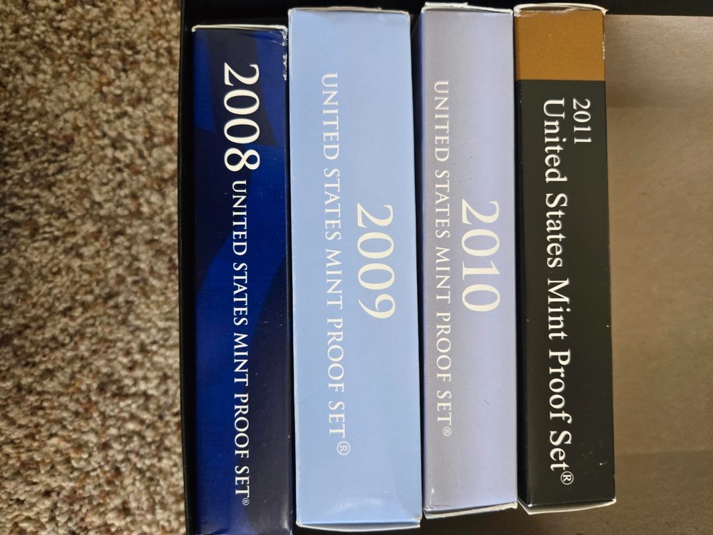 US Mint Proof Sets From 2008-2011