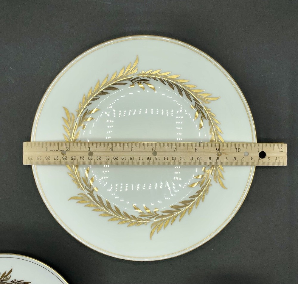 Minton Malta Gold H4901 Bone China 3pc Place Setting /b