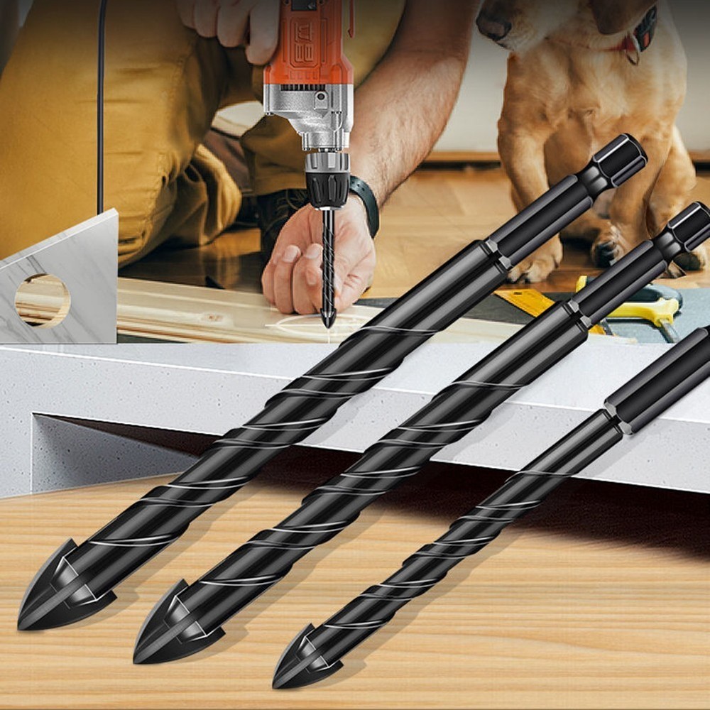Tile Drill Bit 6mm Sharpened For Tile Brick Glass Kit Marble Mirrors Set Tools
