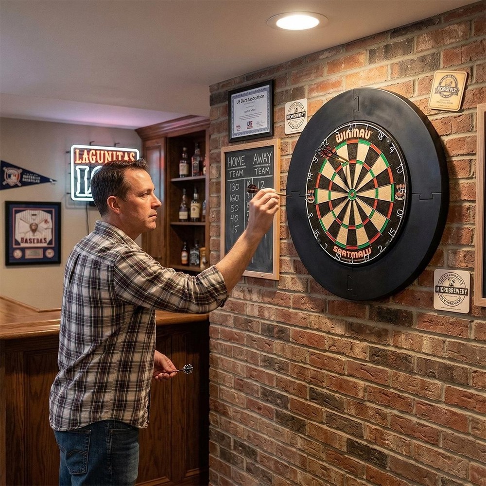 EVA Material Dartboard Protective Ring 3cm Thick Removable Black