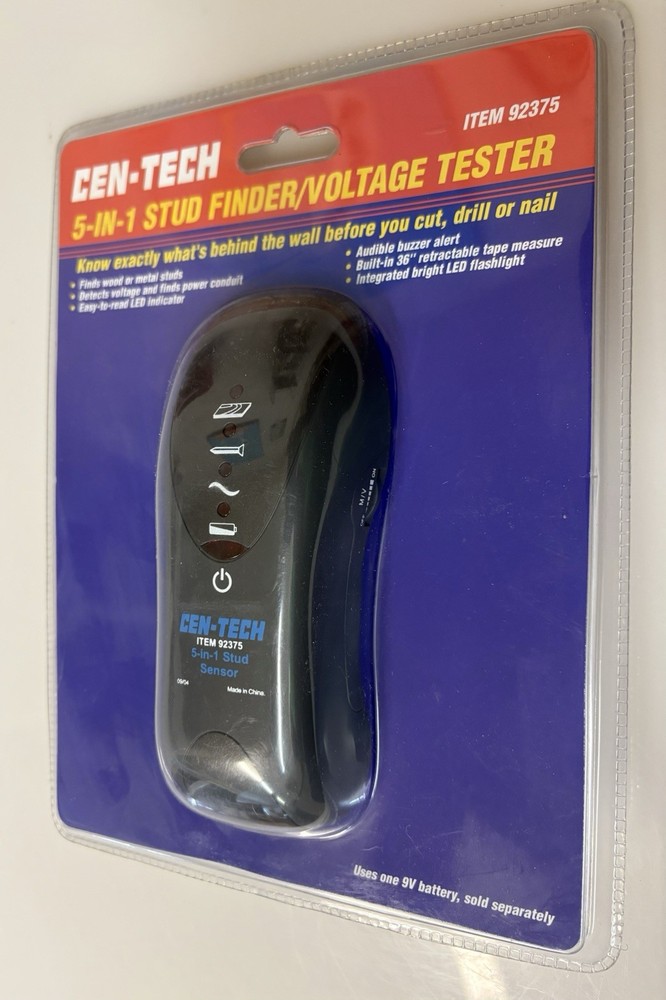 Cen-Tech 5 In 1 Stud Sensor With Led Light BRAND NEW SEALED PACKAGE