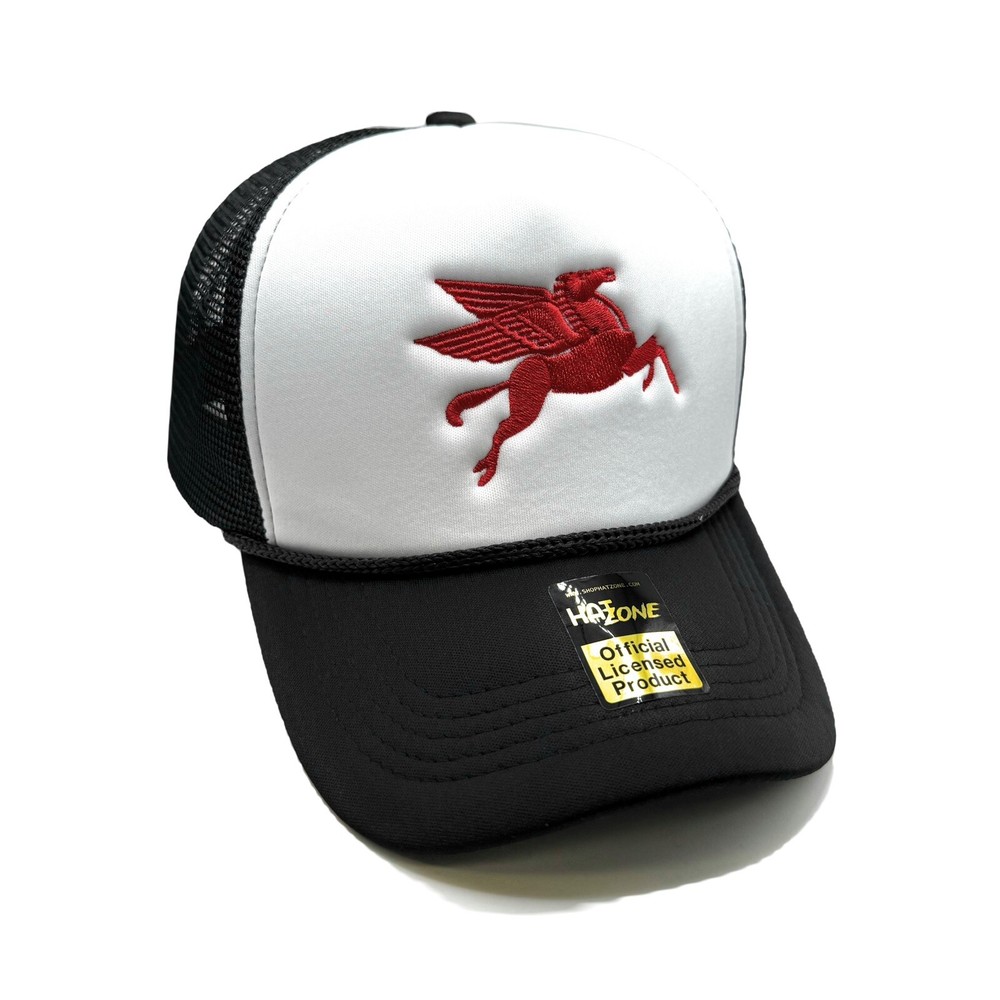 Pegasus Mesh Trucker SnapBack (White/Black)