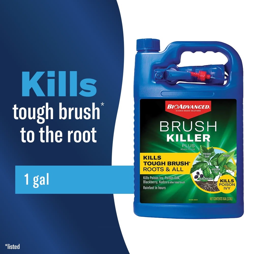 BioAdvanced Brush Killer Plus, Ready-to-Use, 1 Gallon, Herbicide