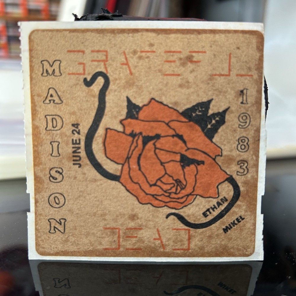 Grateful Dead Sticker Mikel Madison June 1983