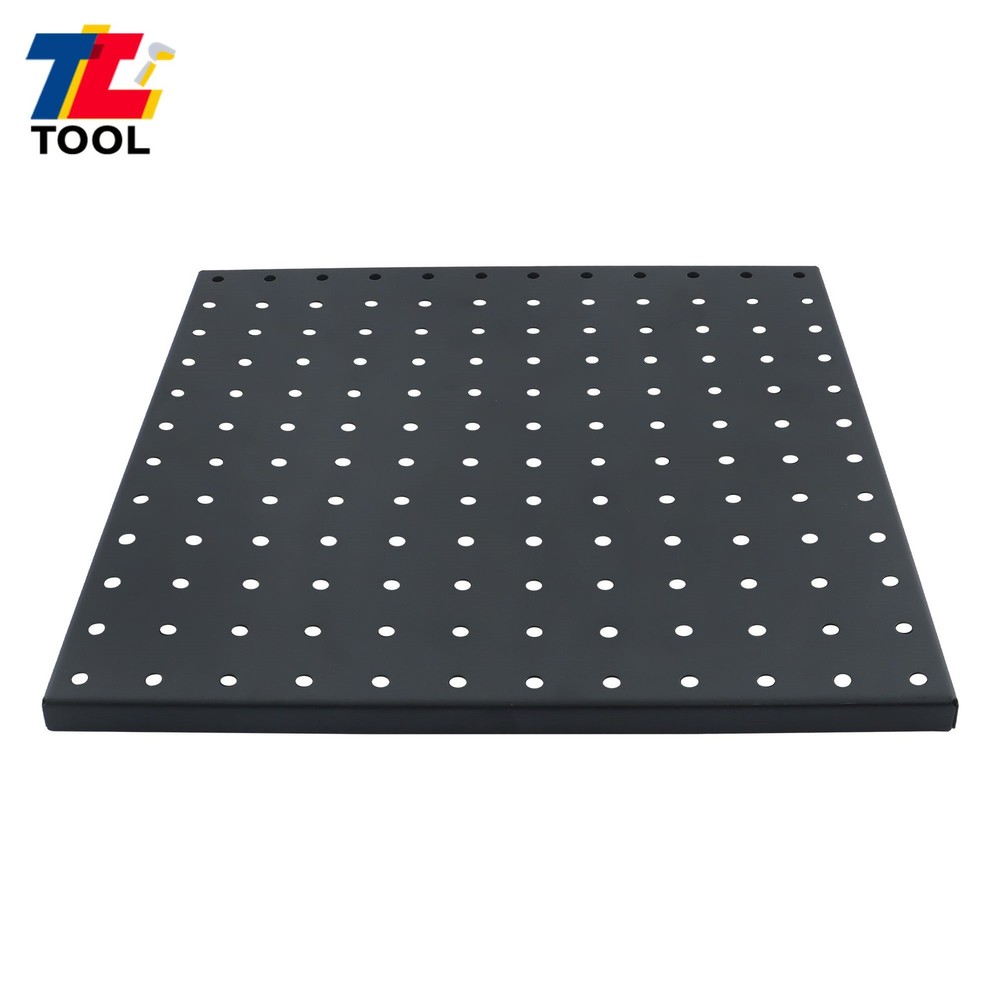 4 Pcs Black Metal Pegboards Peg Boards Wall Organizer Panel Storage Hanger Tool