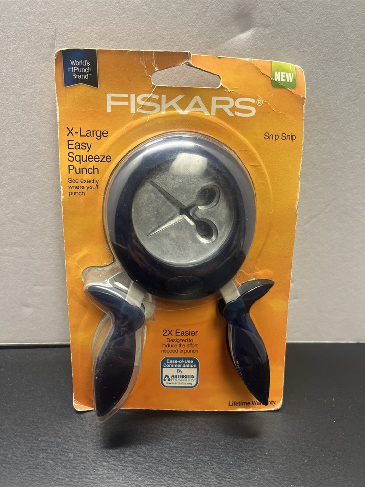 Fiskars X-Large Snip Snip Scissors Punch
