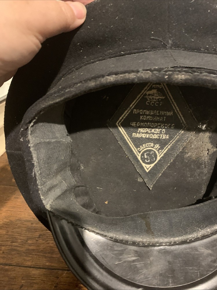 Old Russian Navy Peak Cap