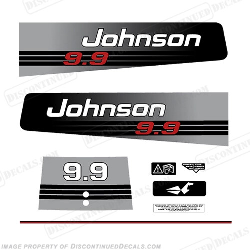 Fits Johnson 9.9hp Decals - 1992 - 1994