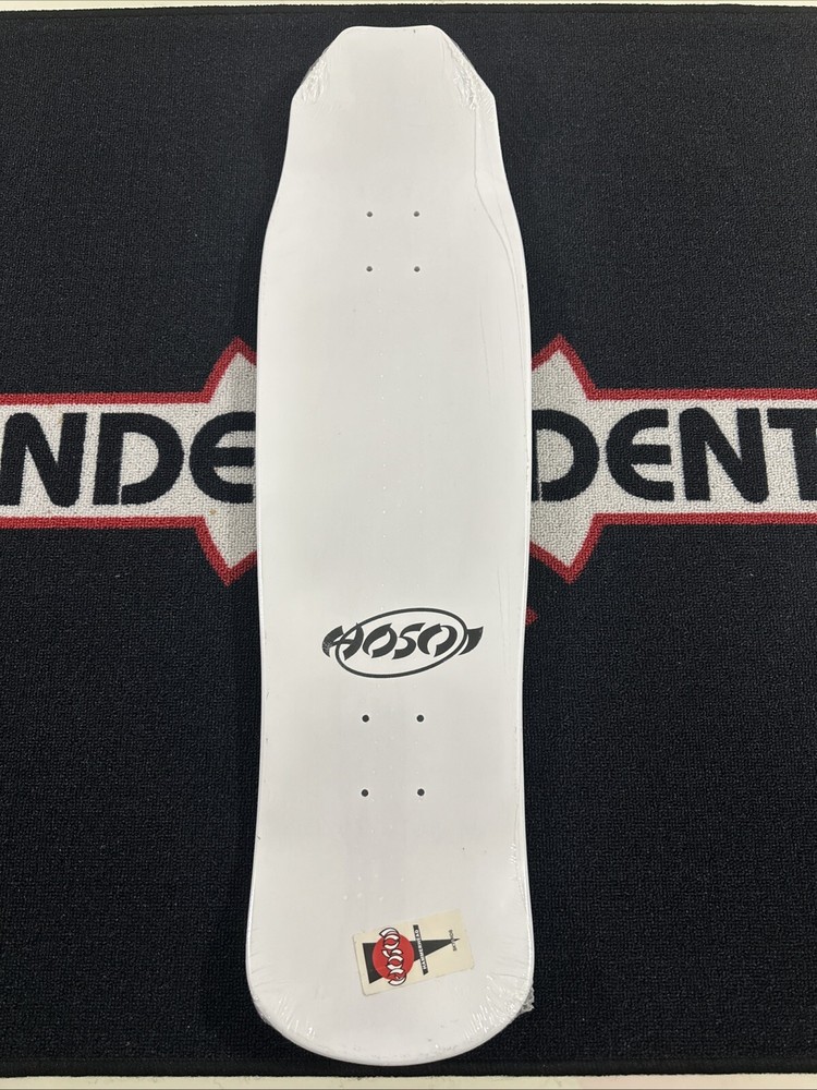 HOSOI Rise Above WINGS white black skateboard deck