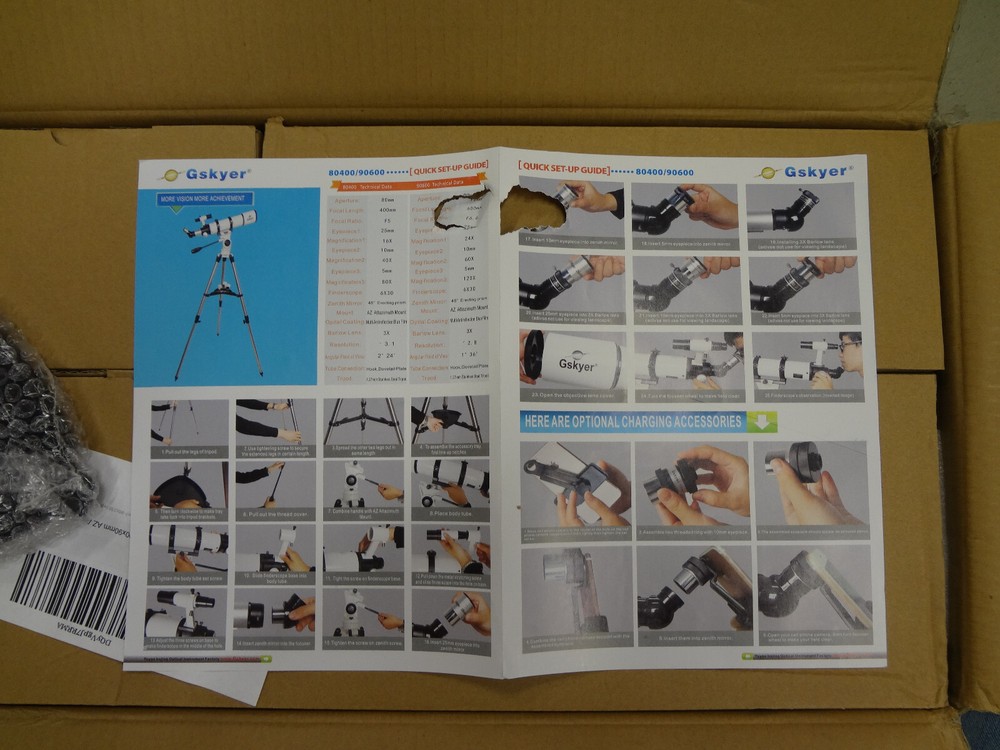 Gskyer Telescope Model AZ90600