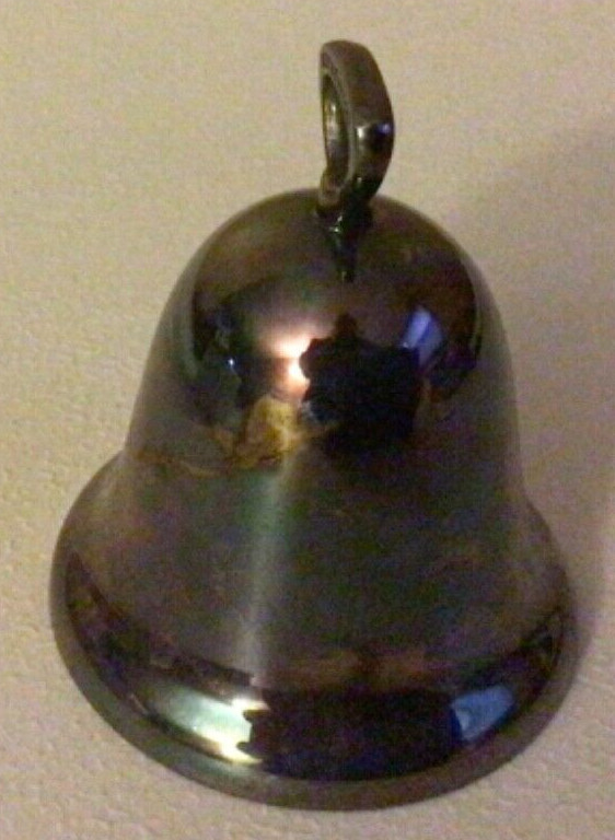 Reed & Barton Silver Plated 25th Anniversary Engraved Dinner Bell