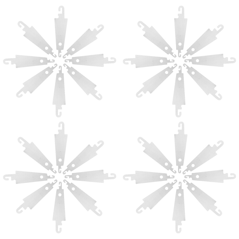 100PCS Steel Hook Needle Threader Needle DIY Large Eye Needle Threader
