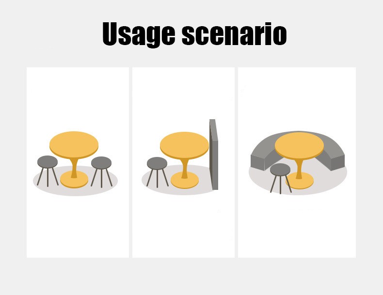 Walnut Round Table, Modern Dining Table, Dining Table, MDF Top and Steel Base
