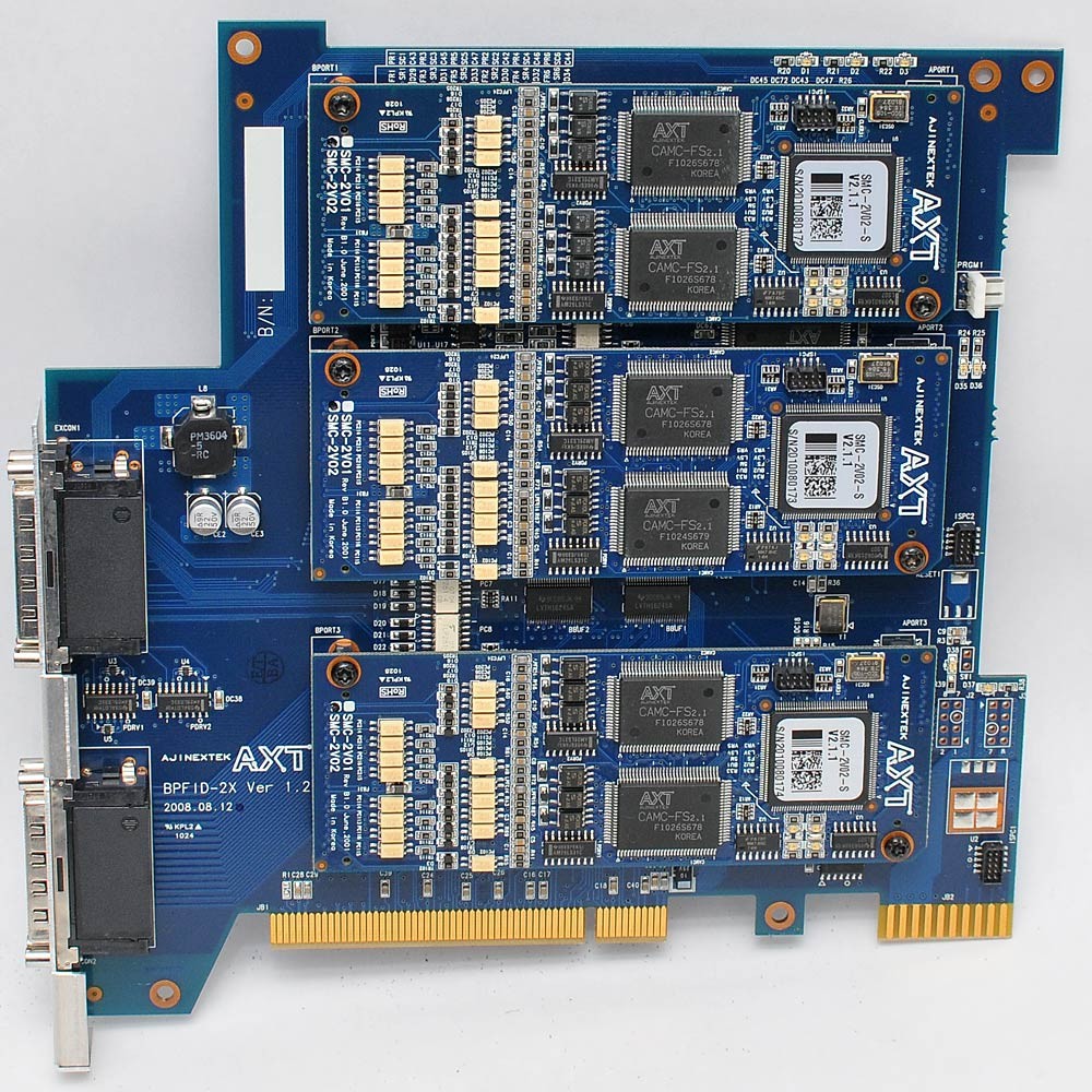 Ajinextek AXT BPFID-2X 4-Axis Motion Controller +(3) SMC-2V02-S Function Modules