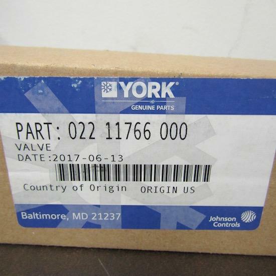 YORK 02211766000 VALVE