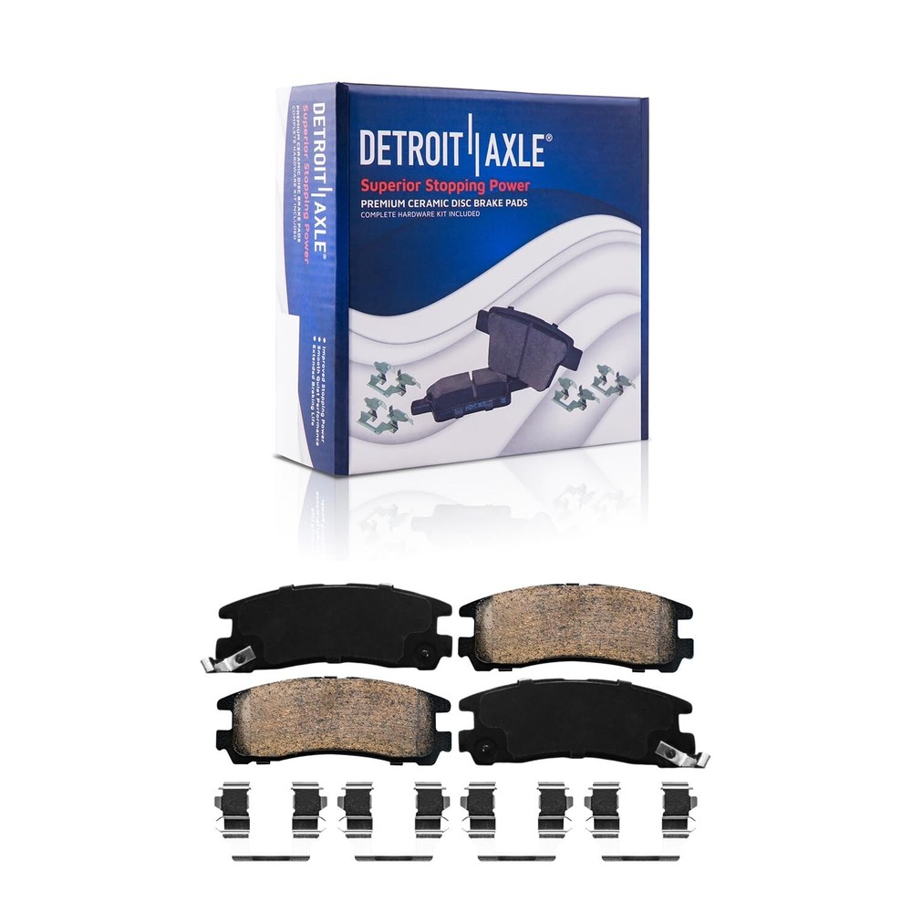 Front & Rear DIsc Rotors + Ceramic Brake Pads Kit for Mitsubishi Eclipse Galant