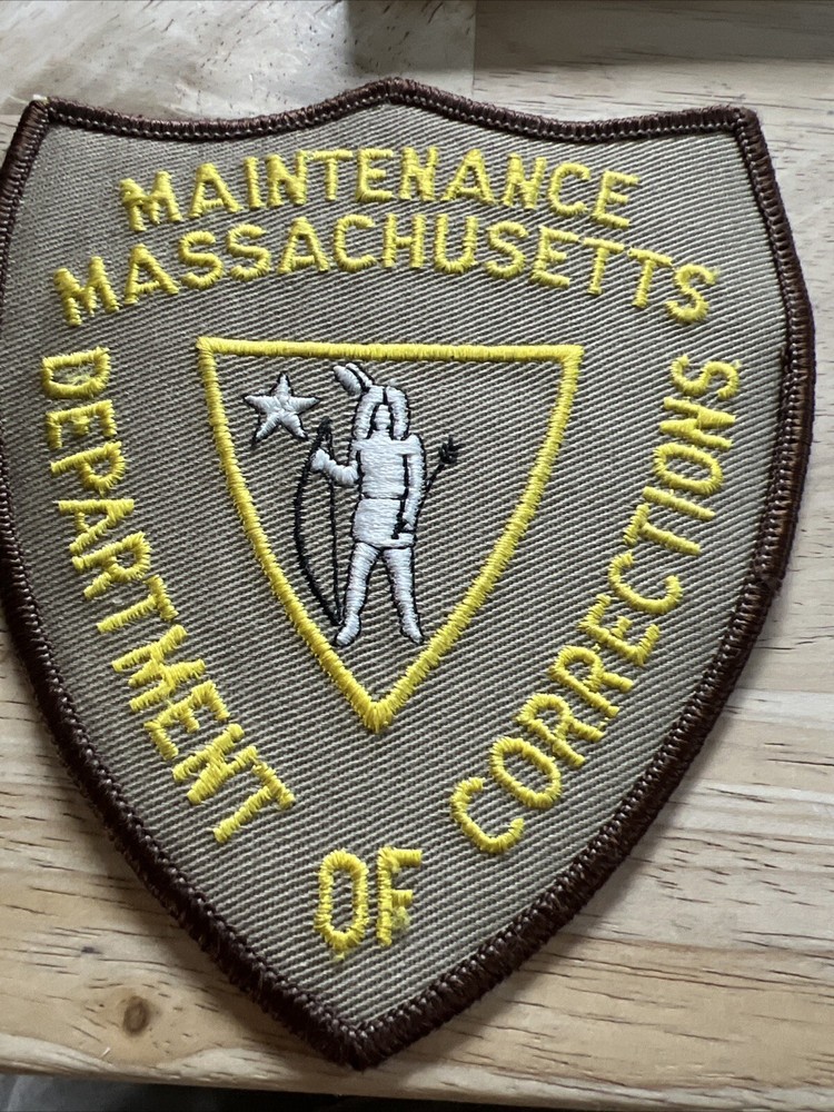 Massachusetts Corrections Maintenance DOC Patch. NEW