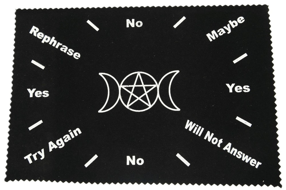 Triple Moon Velvet Pendulum Mat