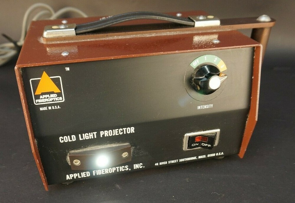 Microscope Fiber Optical Illuminator Cold Light Source Applied Fiberoptics