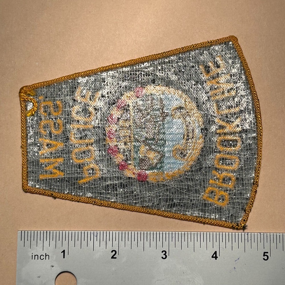 MA Brookline Massachusetts Police Shoulder Patch