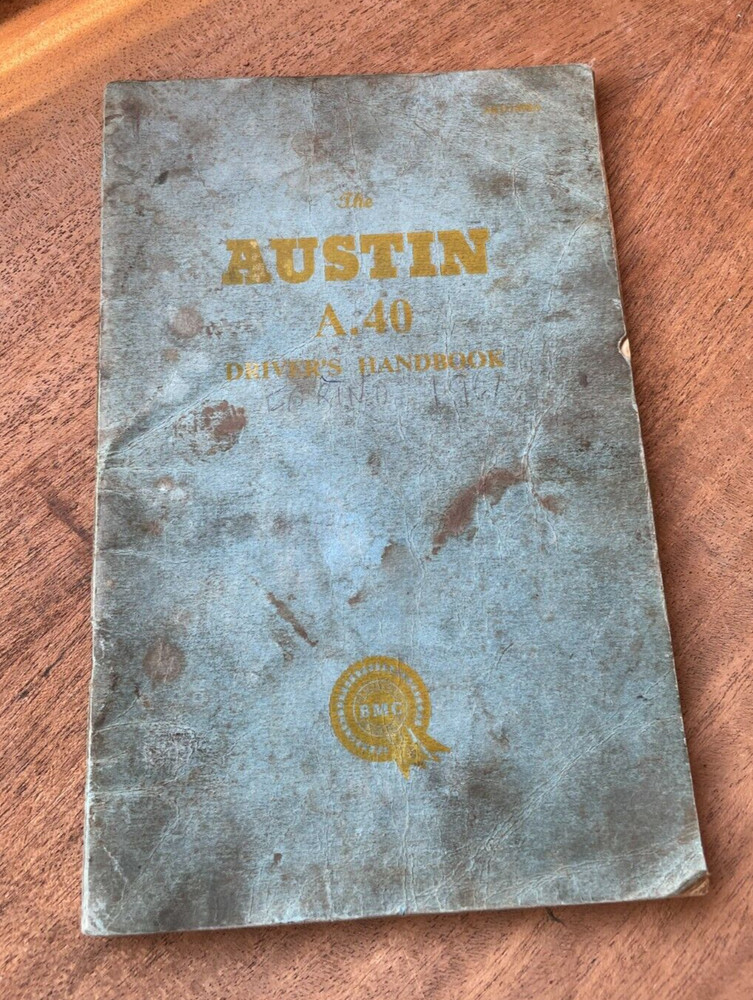 Austin A40 Mk 1 Drivers Handbook