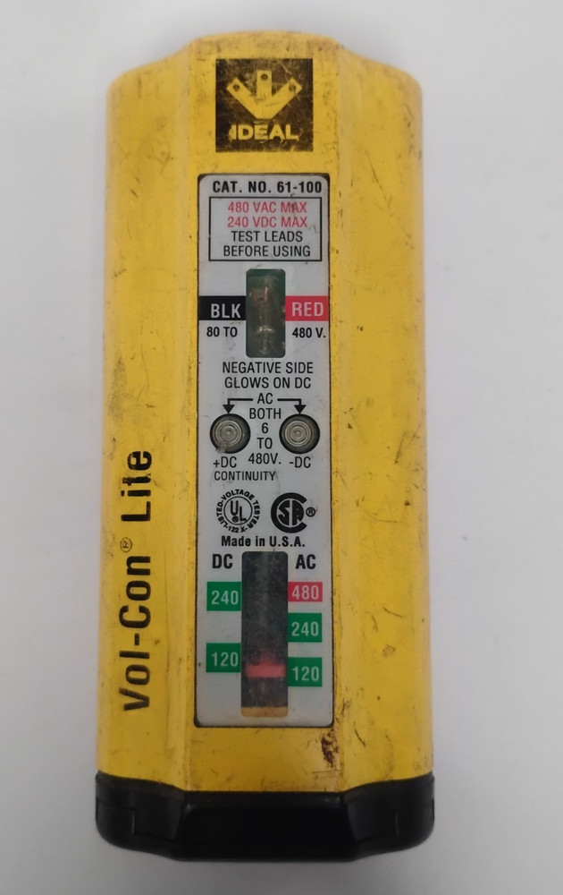 Ideal Tools VOLTAGE TESTER MODEL 61-100 Vol-con Lite