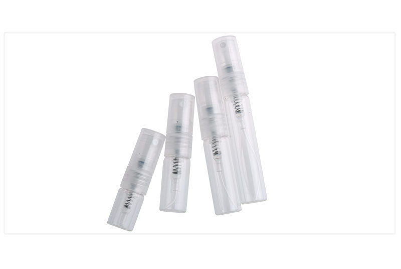 5-100PCS Clear Plastic Spray Bottle Empty Perfume Refilled Container Sample