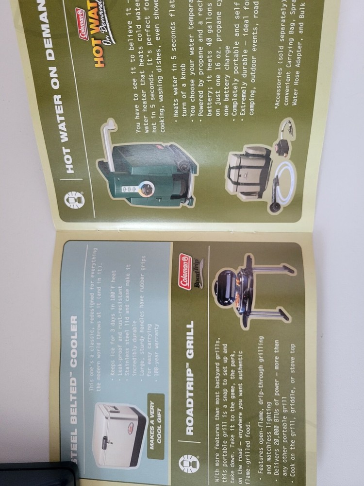 COLEMAN Gear Guide Catalog Booklet ONLY 2004