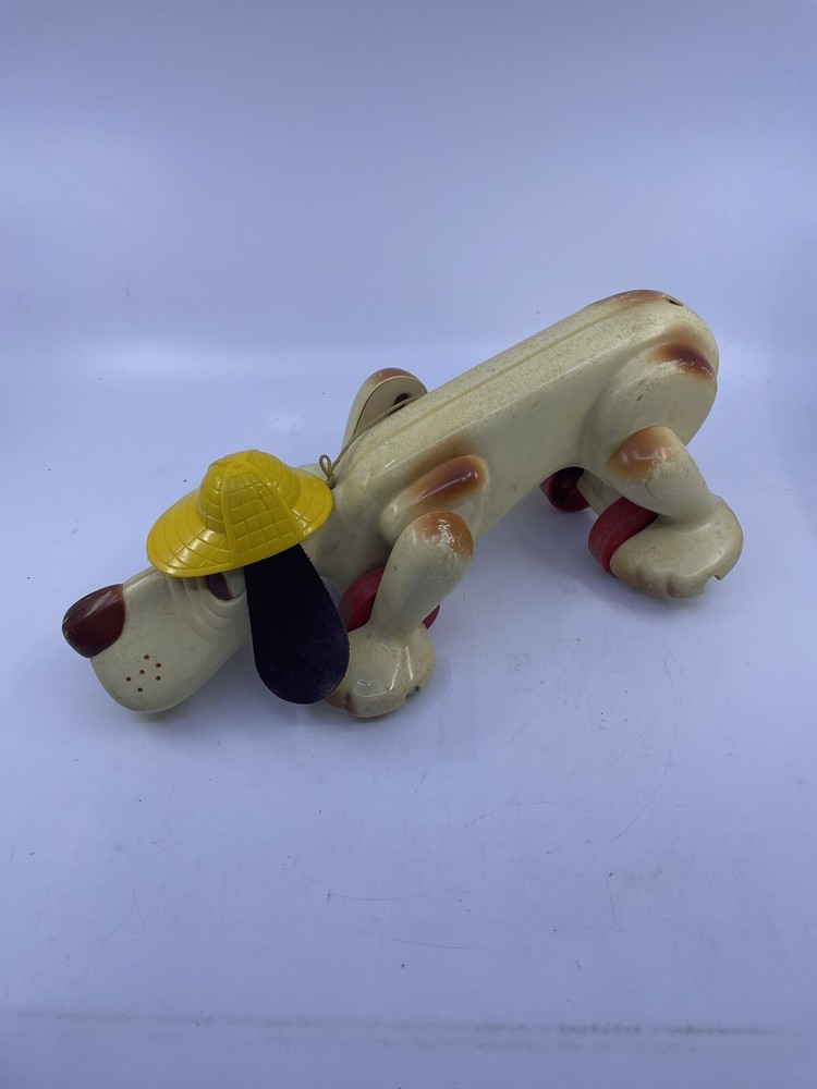 Vintage Hasbro Romper Room Digger the Hound Dog Pull String Toy