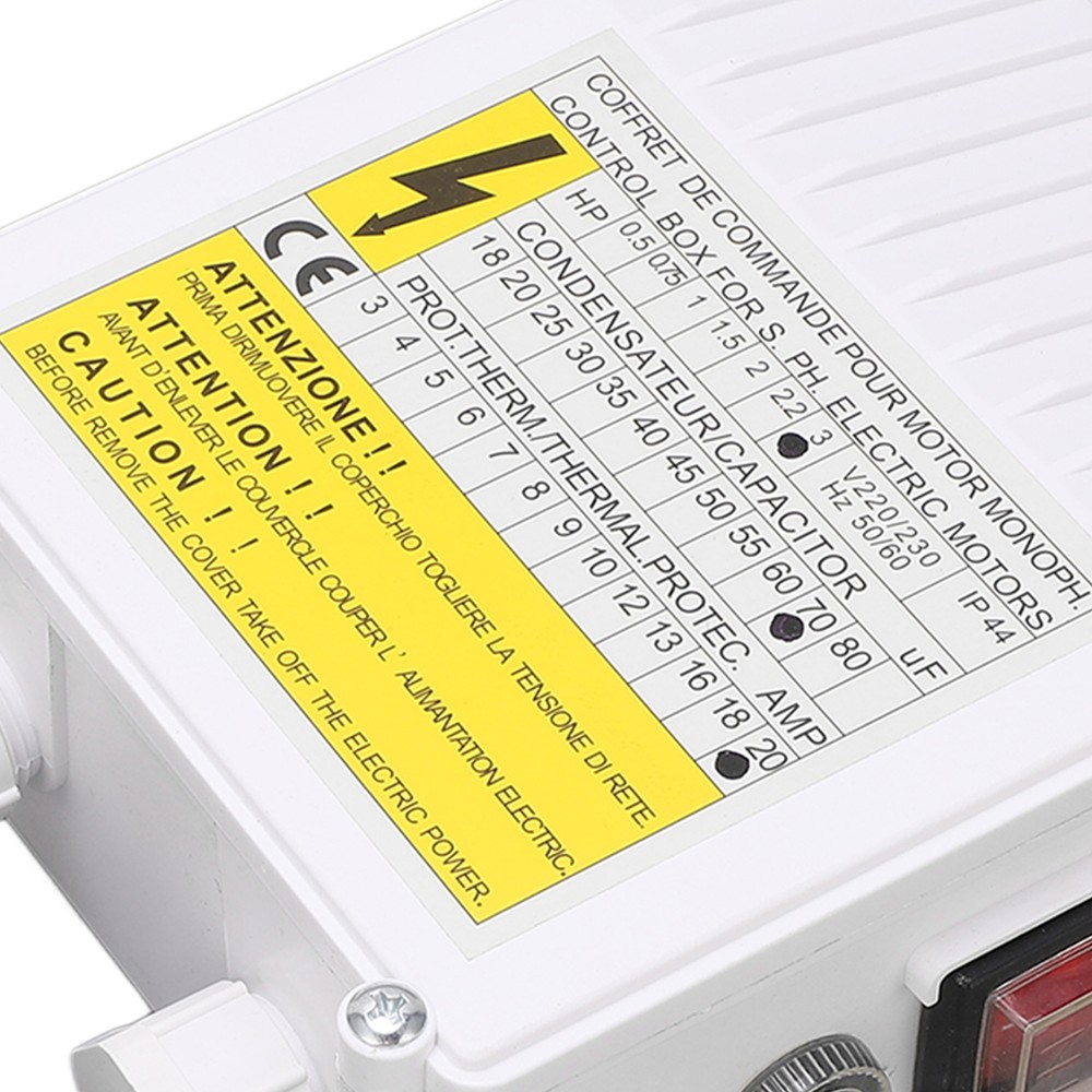 Deep Well Pump Control Box Household 3.0 Submersible Switch Controller 2.2