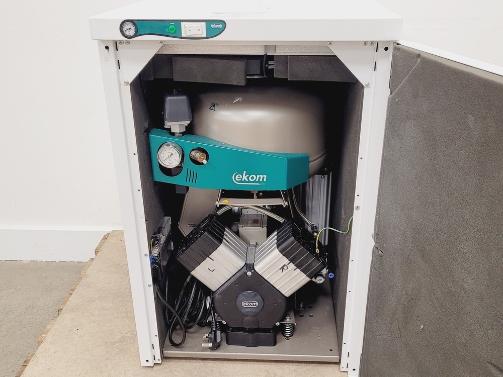 Ekom DK50 2VS/M Air Compressor W/ Enclosure Lab