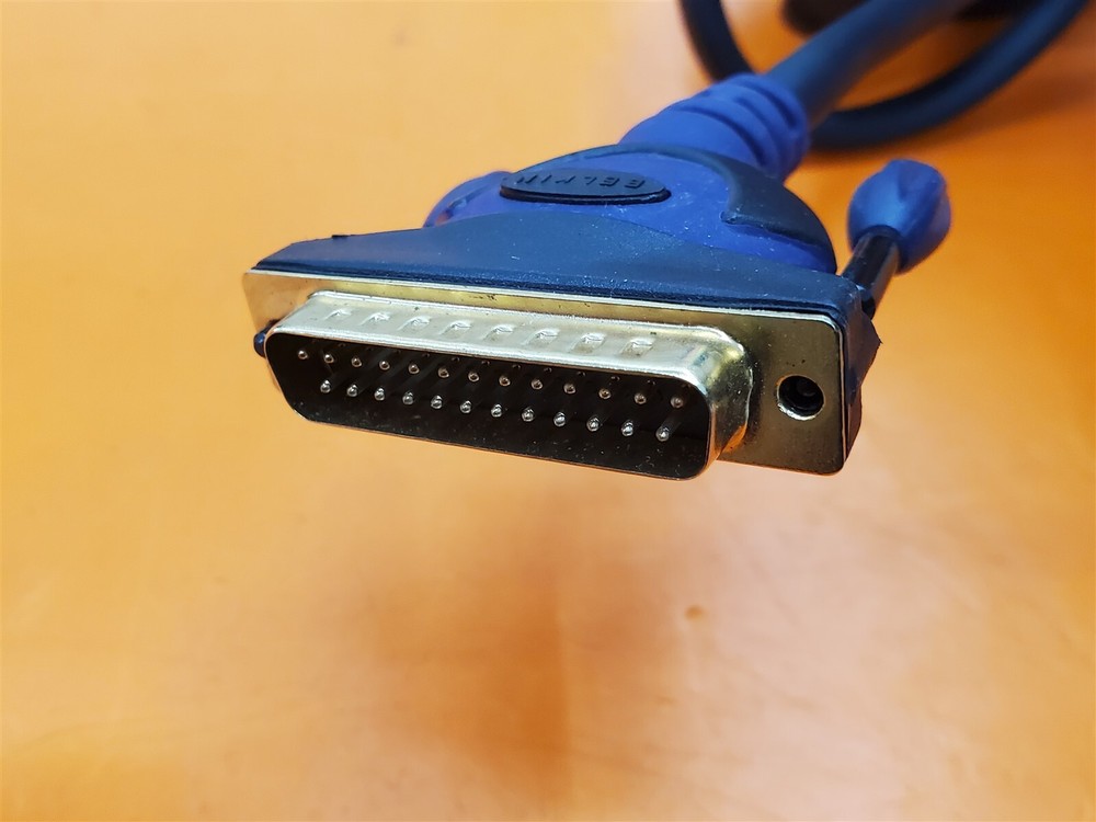 ⭐️⭐️⭐️⭐️⭐️ Belkin 6ft Black Parallel Cable F2A04606GLD