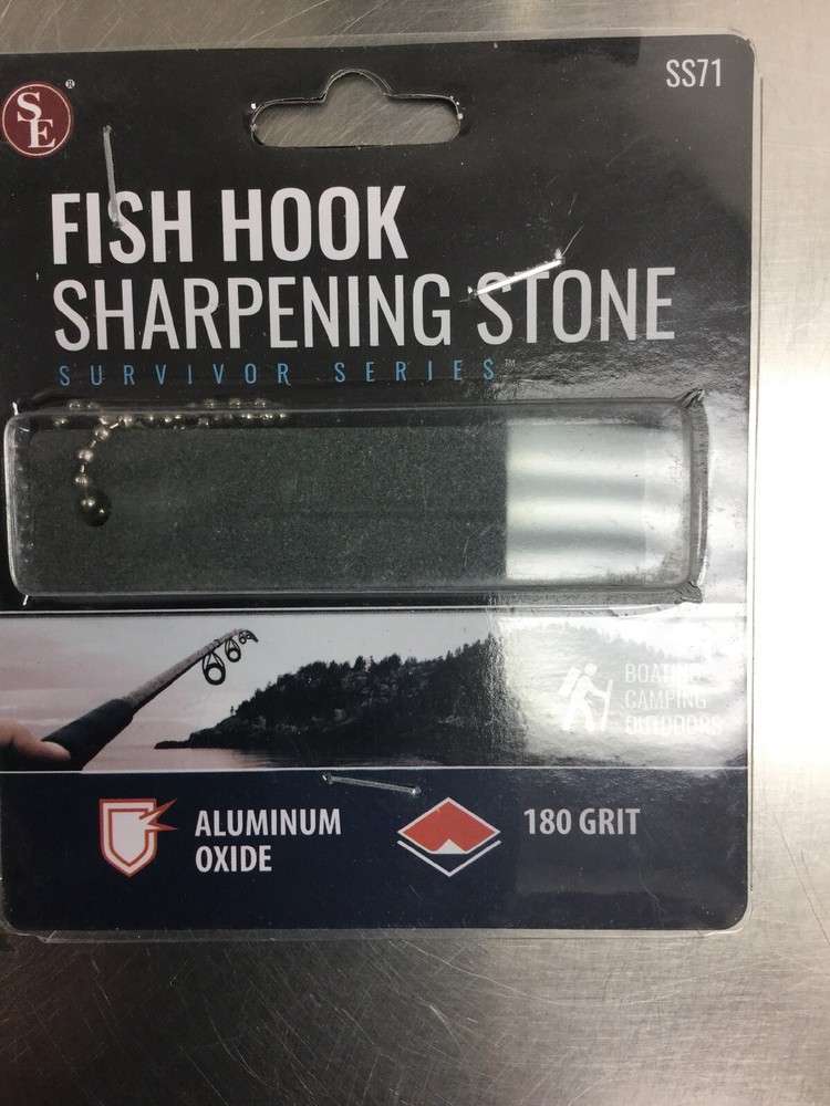 Knife Sharpening Stone Pocket Fish Hook Sharpening Stone Keychain SS71