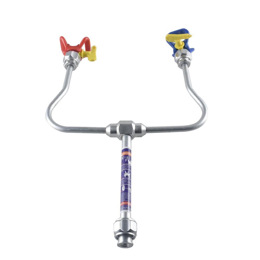 DUAL SPRAYER - SPRAY GUN EXTENSION POLE DOUBLE NOZZLE HEAD
