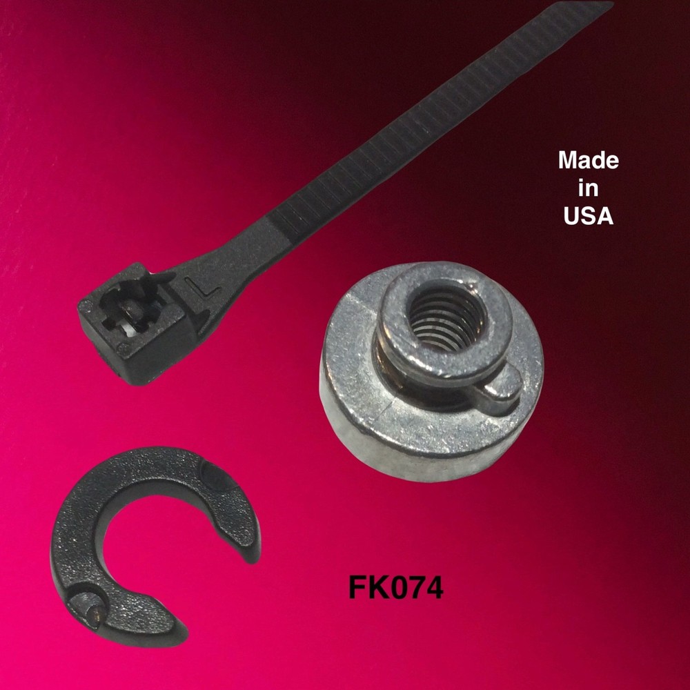 Fender Seat Nut Mounting Kit for Harley Davidson 1996-2017 Insert  1/4-20 Thread