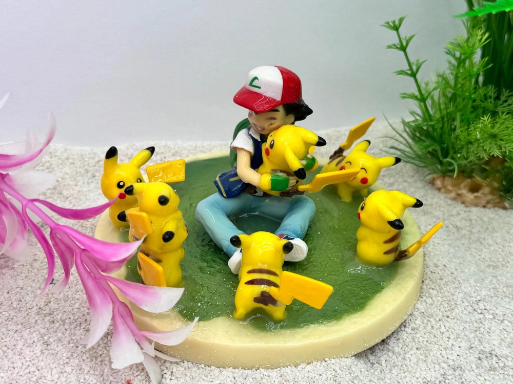 Ash and Pikachu Adorable Display