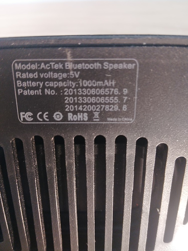 SilentCall ALARMDOCK Bluetooth Speaker by Ac Tek With Cords