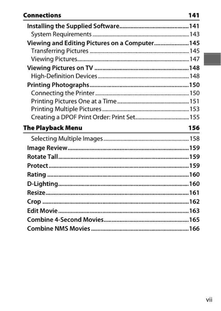 Nikon 1 V3 — User Reference Manual Guide — 295 Pages — Printed & Bound in USA