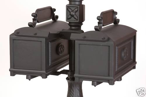 Better Box - DOUBLE- Cast Aluminum Mail Box BBD Mailbox
