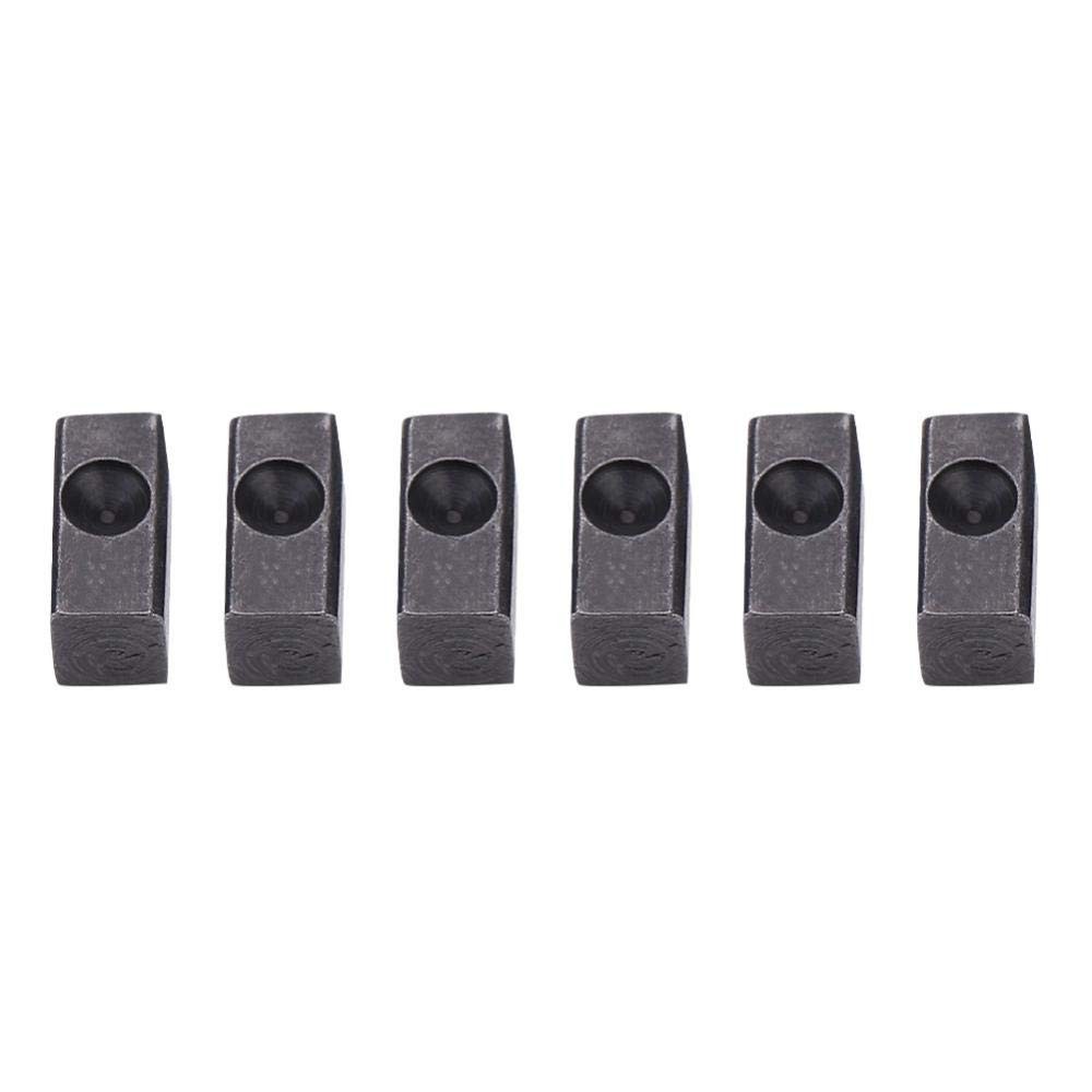 6Pcs Electric Guitar Tremolo Bridge Saddle, Clamp Locking String Insert...