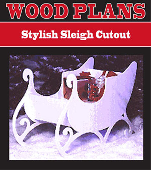 Holiday Display Sleds Woodworking Blueprint Plan