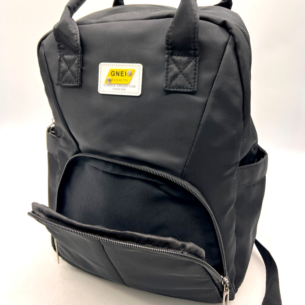 Gnei Black Laptop Carry Case Lightweight Backpack