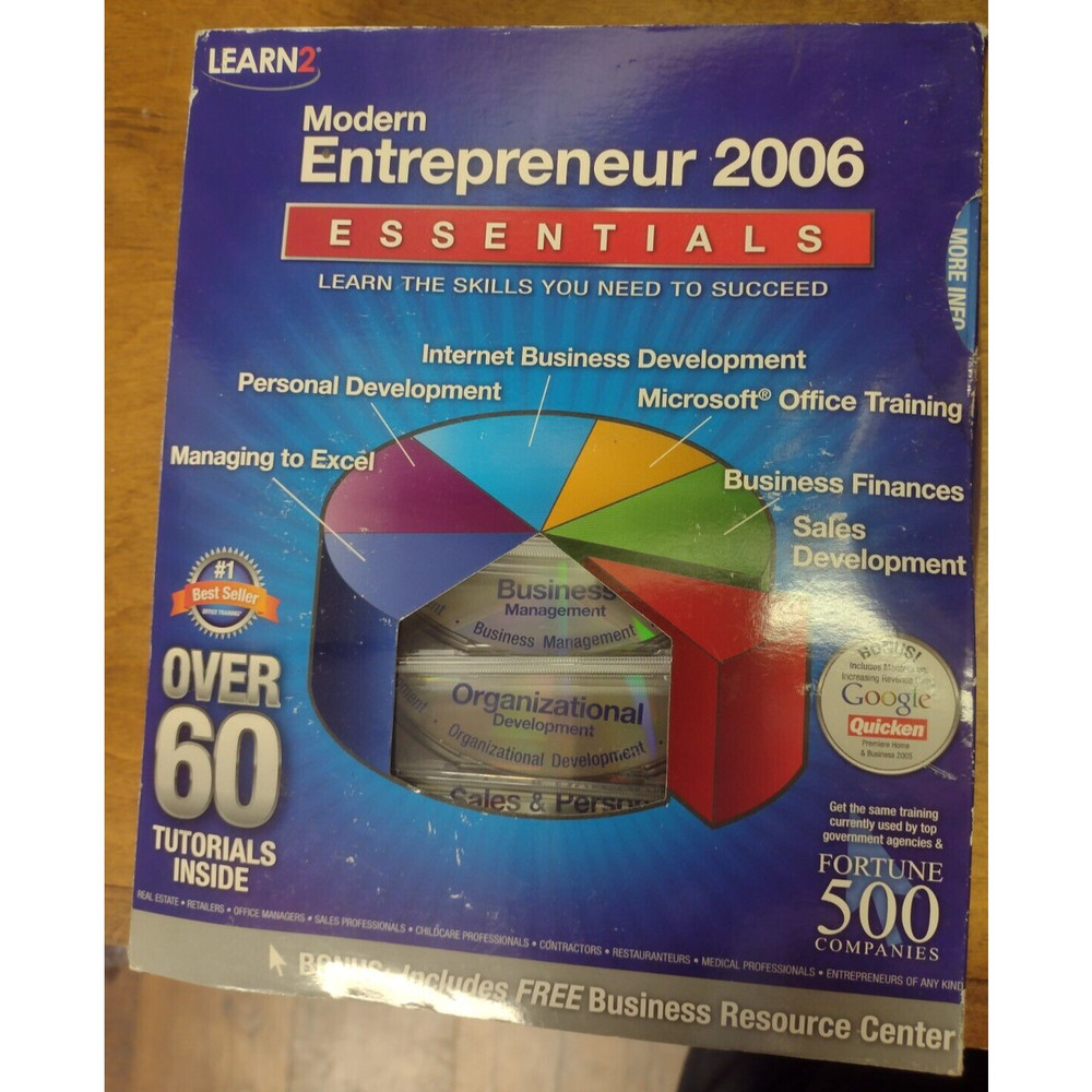 Learn2 Modern Entrepreneur 2006 Essentials-NEW