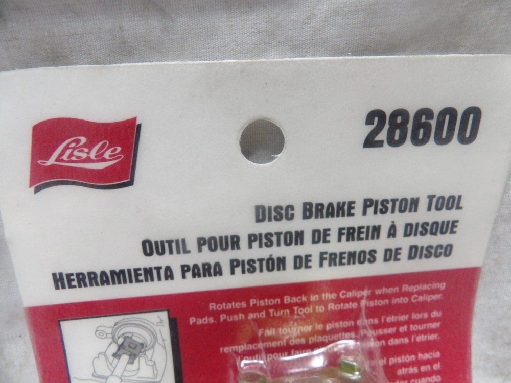 Lisle Disc Brake Piston Tool #28600