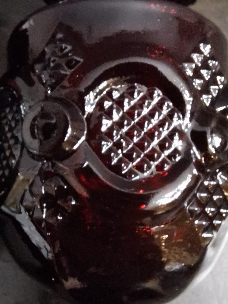 Vintage Ruby Red Cape Cod Cordial Glass (Avon) 4 Piece Set