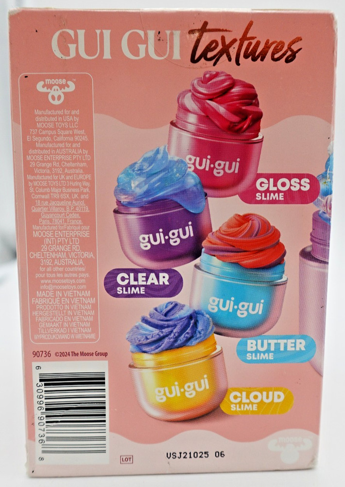 1pc GUI GUI Slime Kit Scented Series 1 Blind Box DIY ASMR ReusableContainer READ