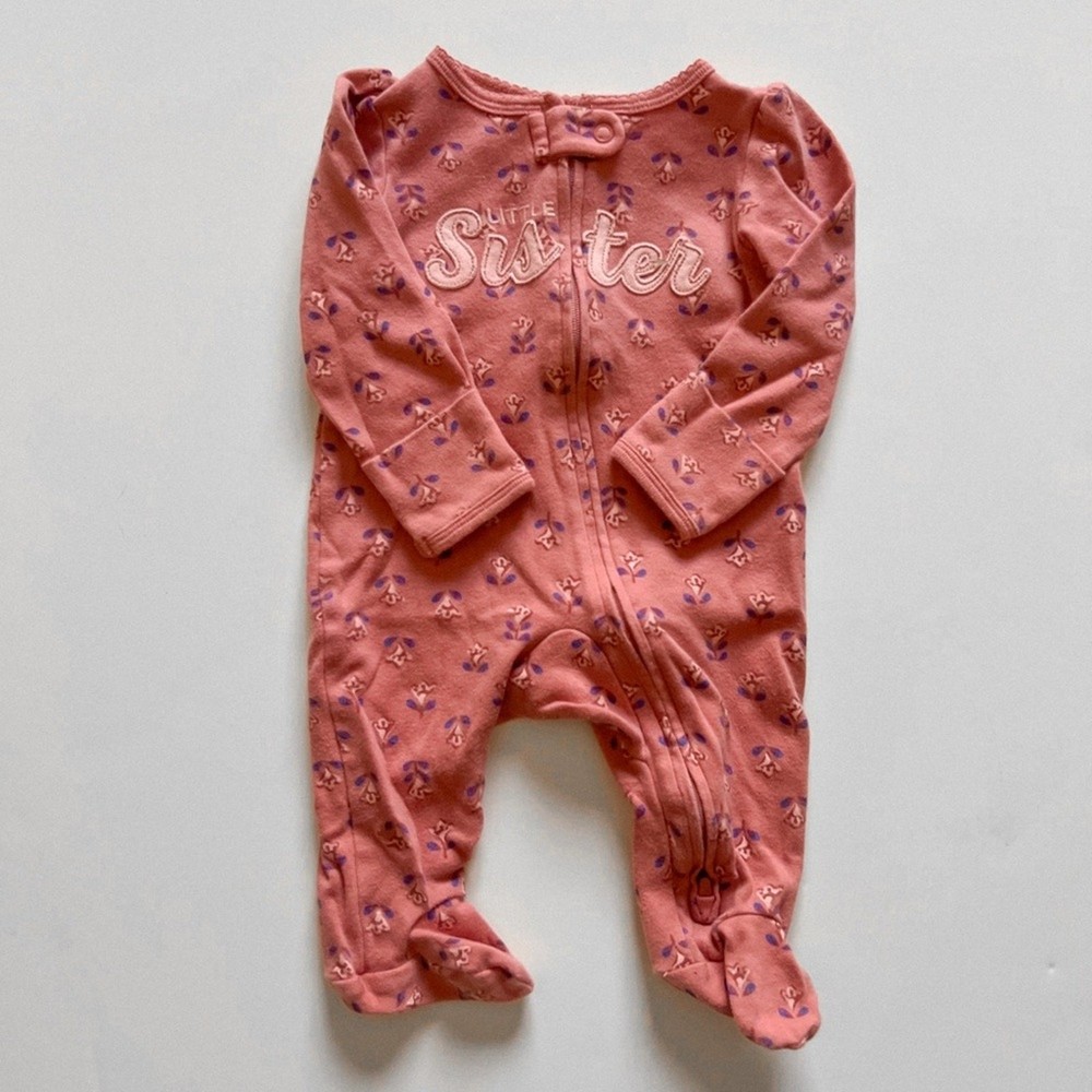 Carter's Assorted Pink Footies Set - 0/3 Months