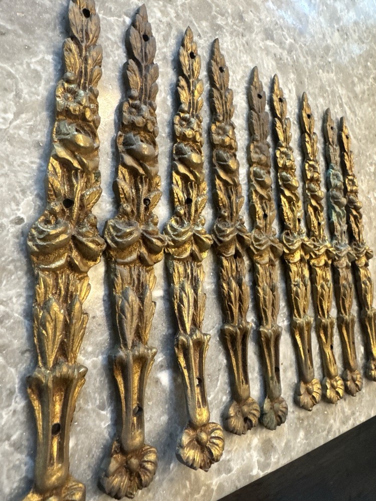 Antique Solid Brass Embellishments Made In Italy