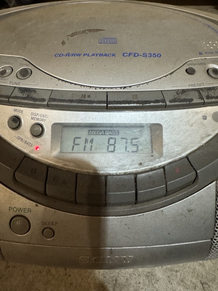 Sony Radio CD Player Tape Player